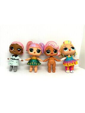 Lot of 4 LOL Surprise Dolls